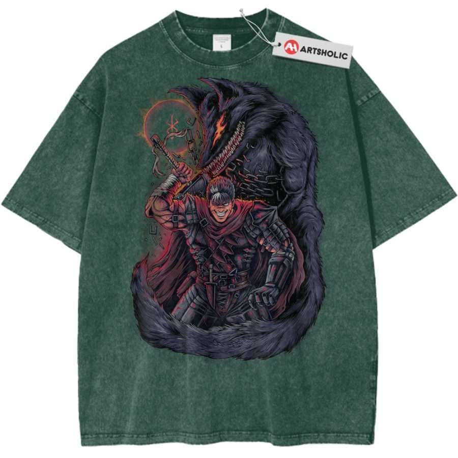 Guts Shirt, Berserk Shirt, Anime Shirt, Vintage Tee Guts Shirt, Berserk Shirt, Anime Shirt, Vintage Tee