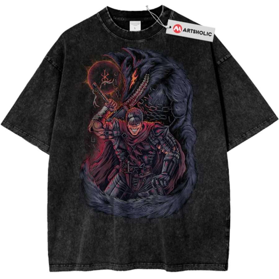 Guts Shirt, Berserk Shirt, Anime Shirt, Vintage Tee Guts Shirt, Berserk Shirt, Anime Shirt, Vintage Tee