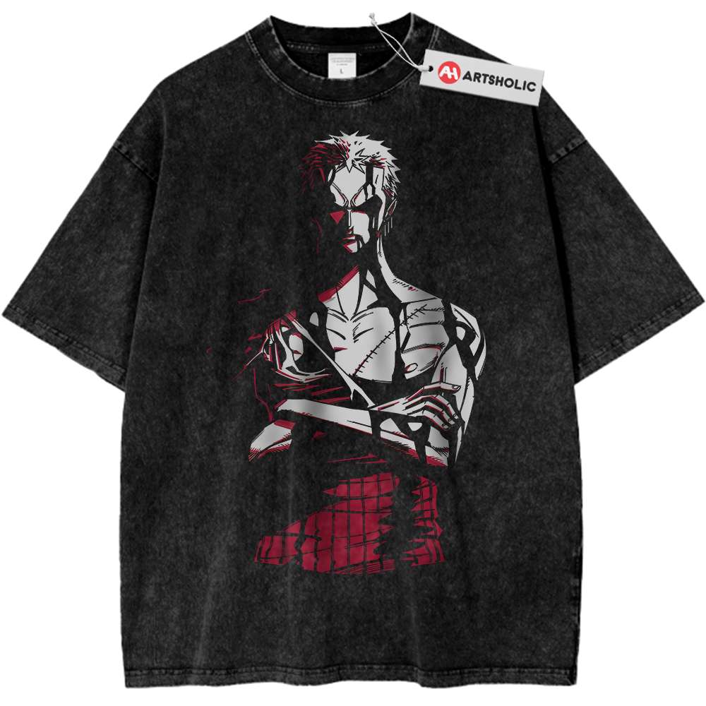 Roronoa Zoro Shirt, One Piece Shirt, Anime Shirt, Vintage Tee
