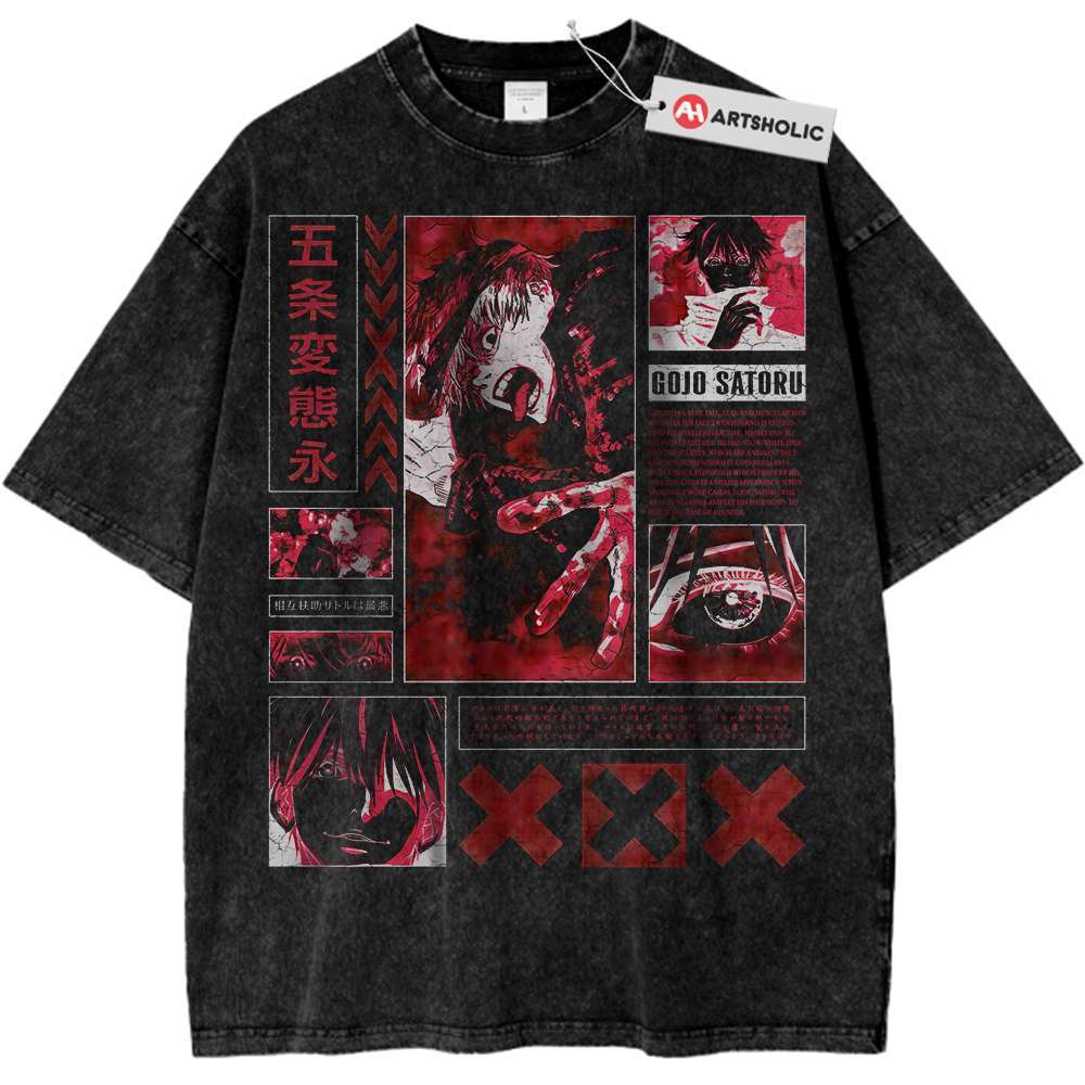 Satoru Gojo Shirt, Jujutsu Kaisen Shirt, Anime Shirt, Vintage Tee