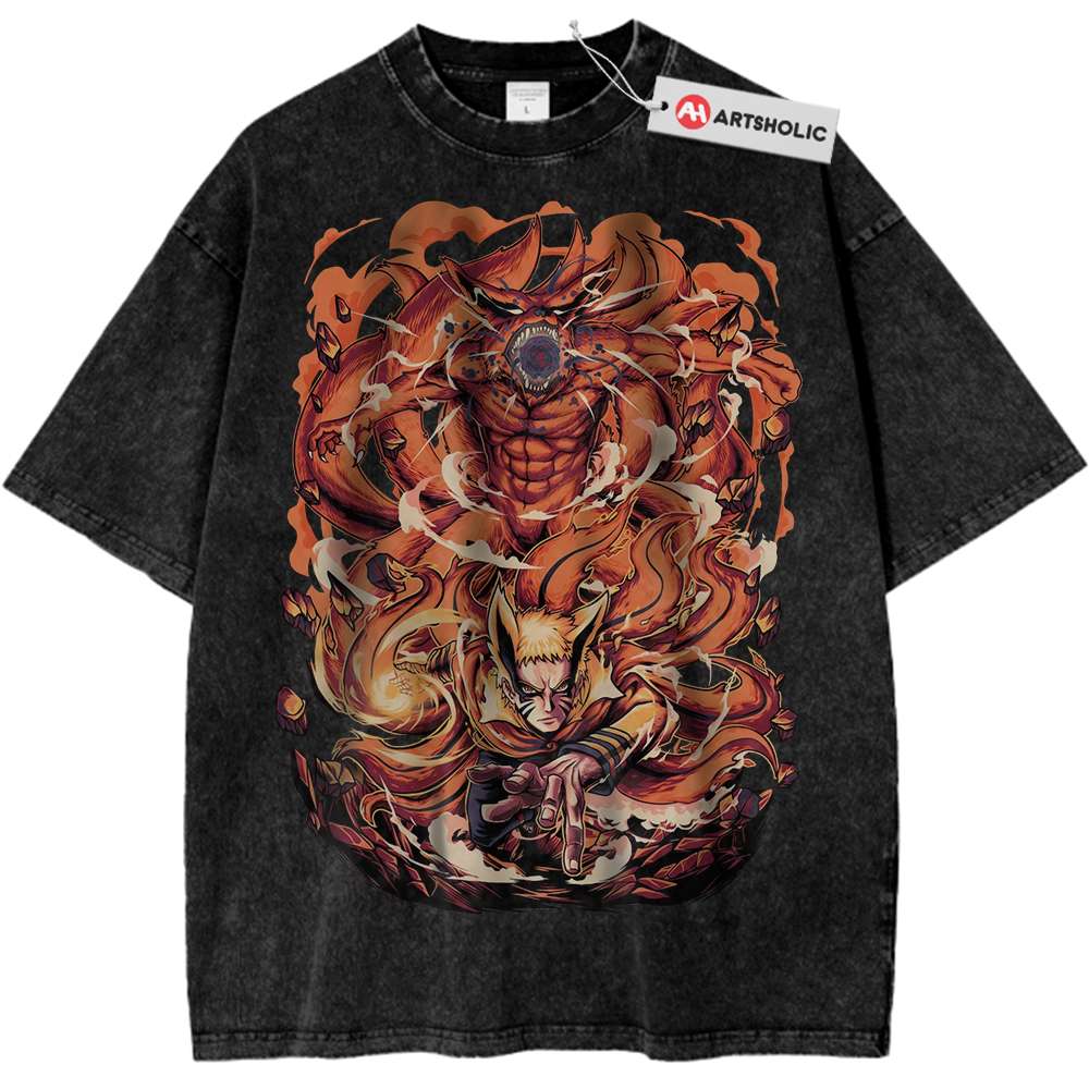 Kurama Shirt, Naruto Uzumaki Shirt, Anime Shirt, Vintage T-Shirt