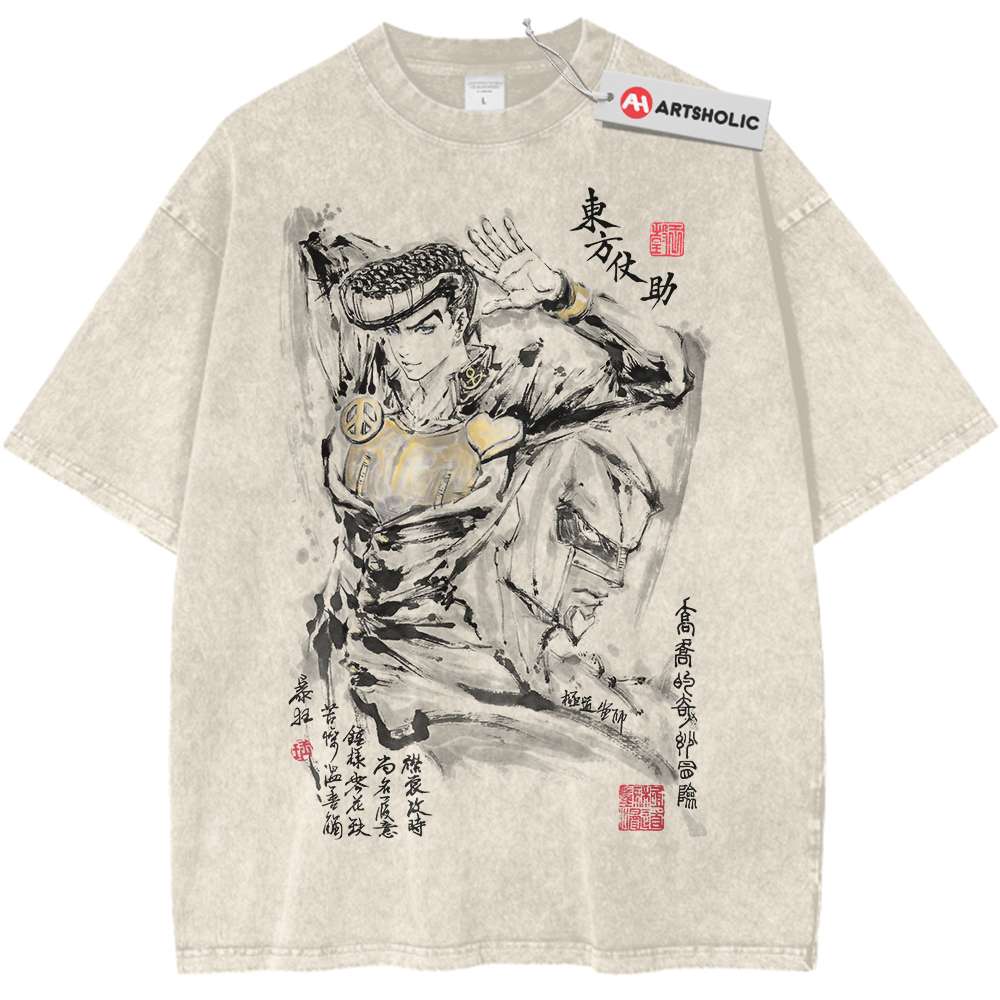 Josuke Higashikata Shirt, JoJo’s Bizarre Adventure Shirt, Anime Shirt, Vintage T-Shirt