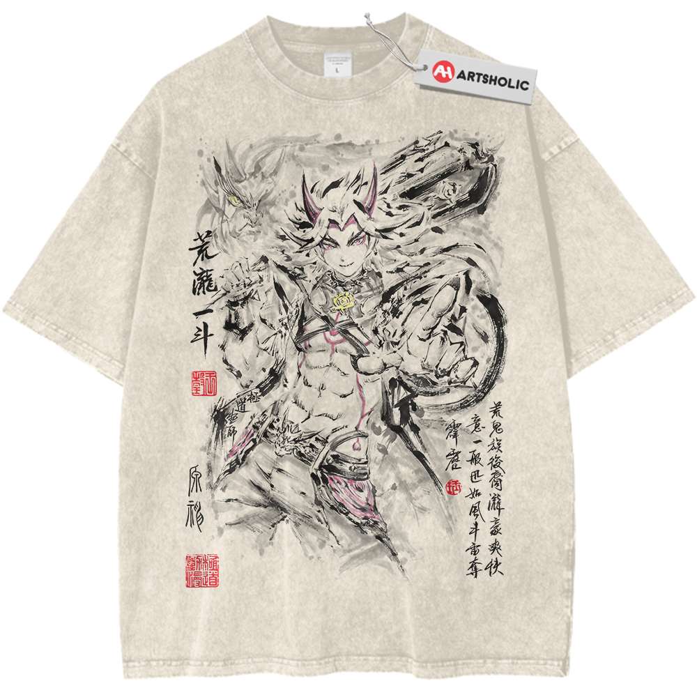 Arataki Itto Shirt, Genshin Impact Shirt, Game Shirt, Vintage Tee