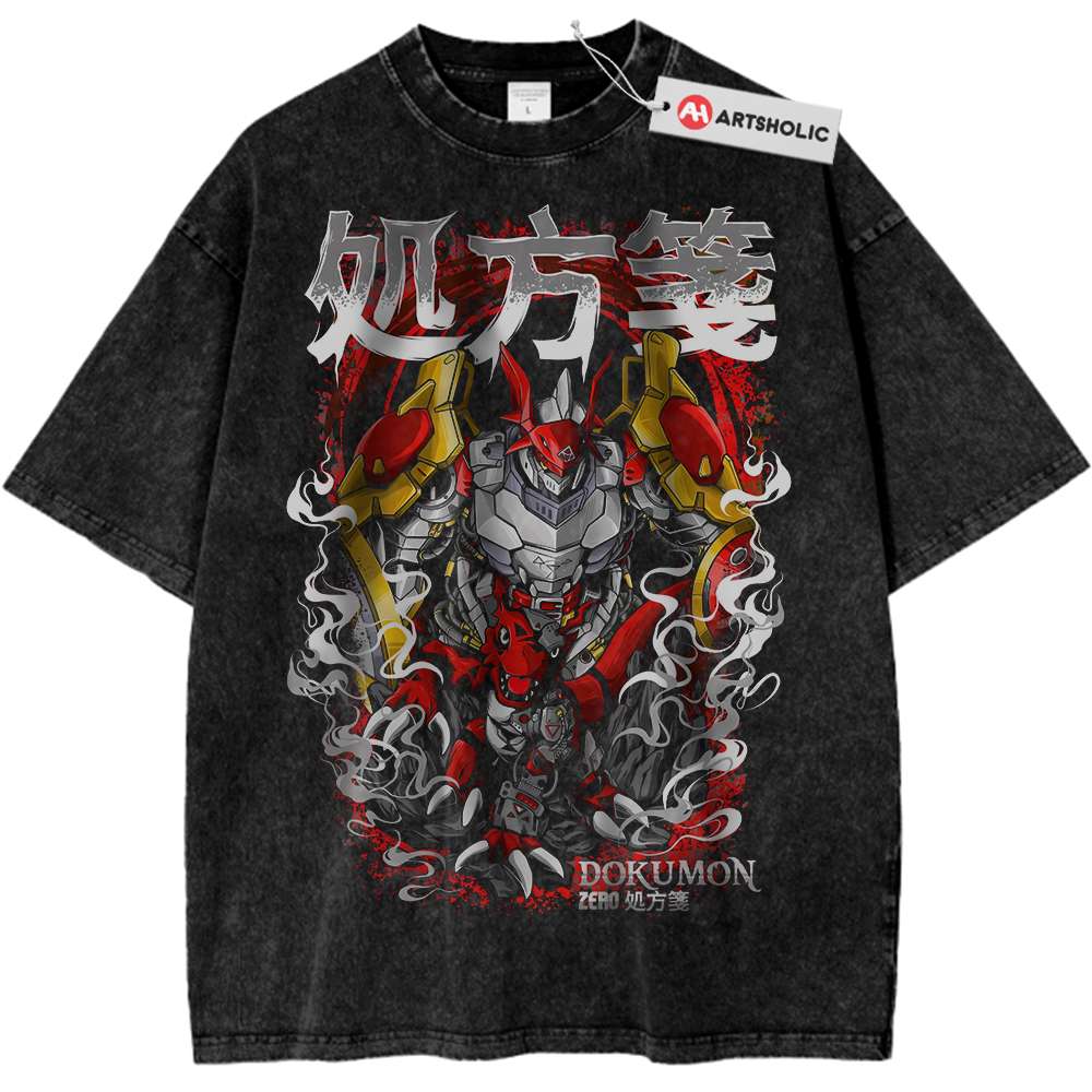 Dokumon Shirt, Digimon Shirt, Anime Shirt, Vintage T-Shirt