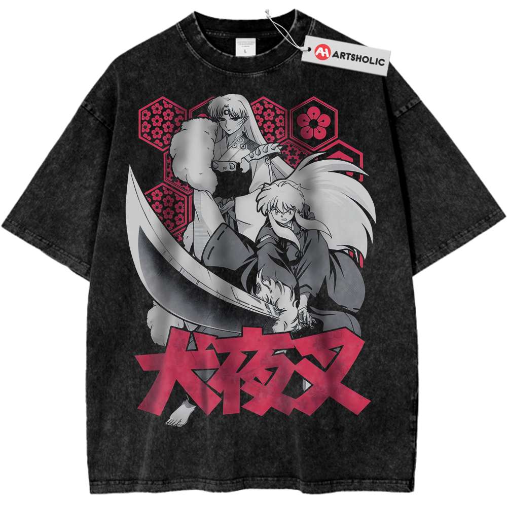 Sesshomaru vs Inuyasha Shirt, Anime Shirt, Vintage T-Shirt