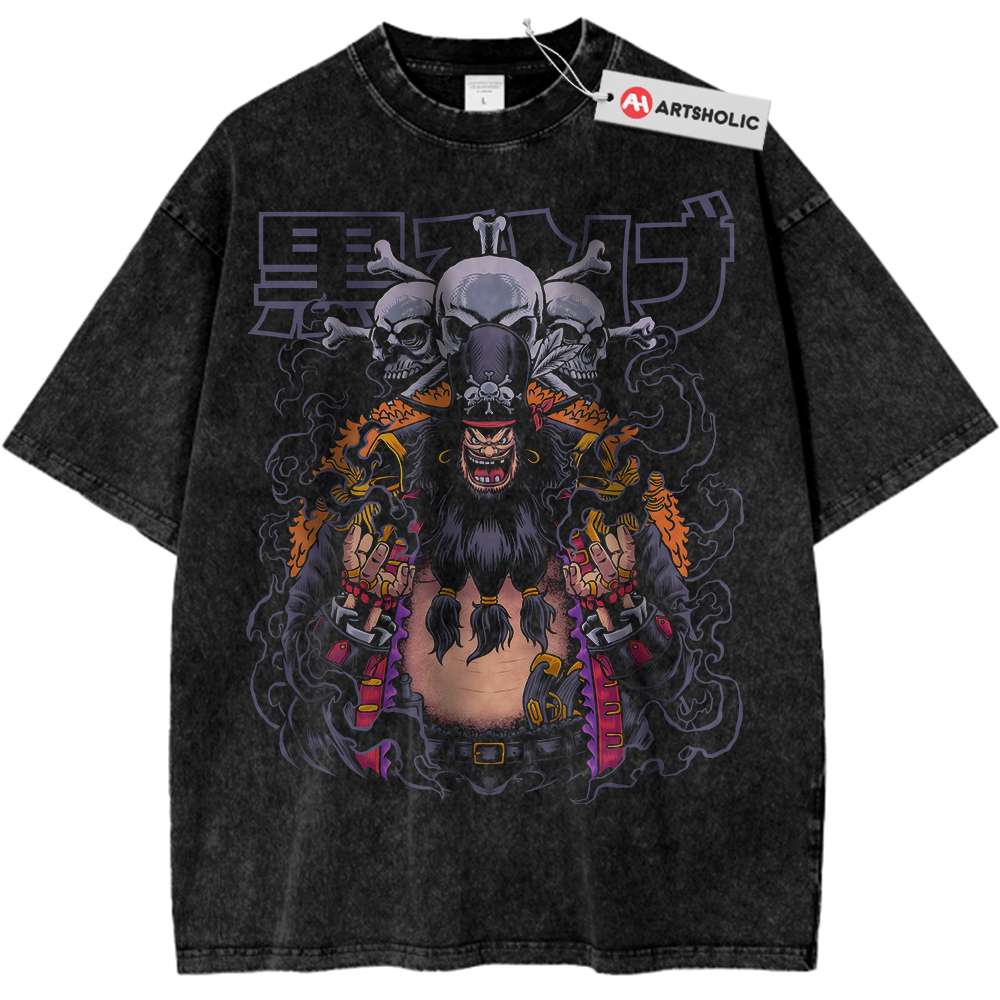 Blackbeard Shirt, One Piece Shirt, Anime Shirt, Vintage Tee