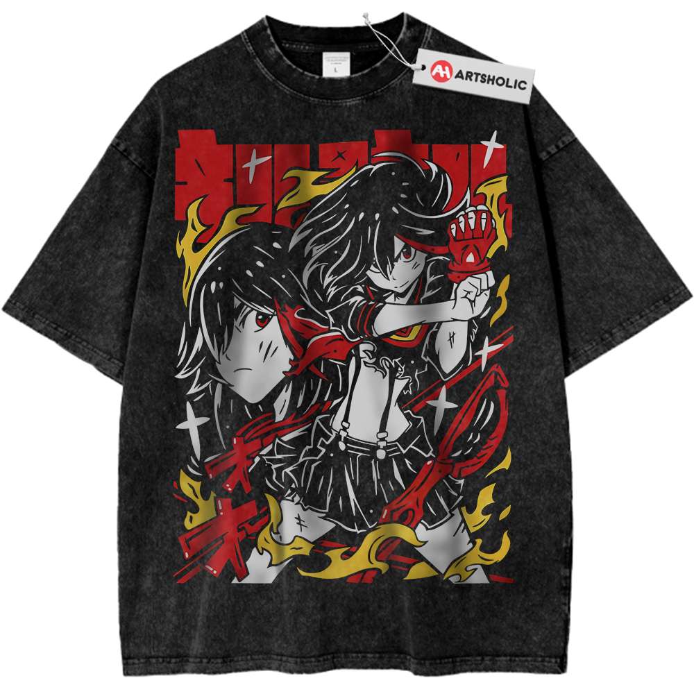 Ryuko Matoi Shirt, Kill la Kill Shirt, Anime Shirt, Vintage Tee
