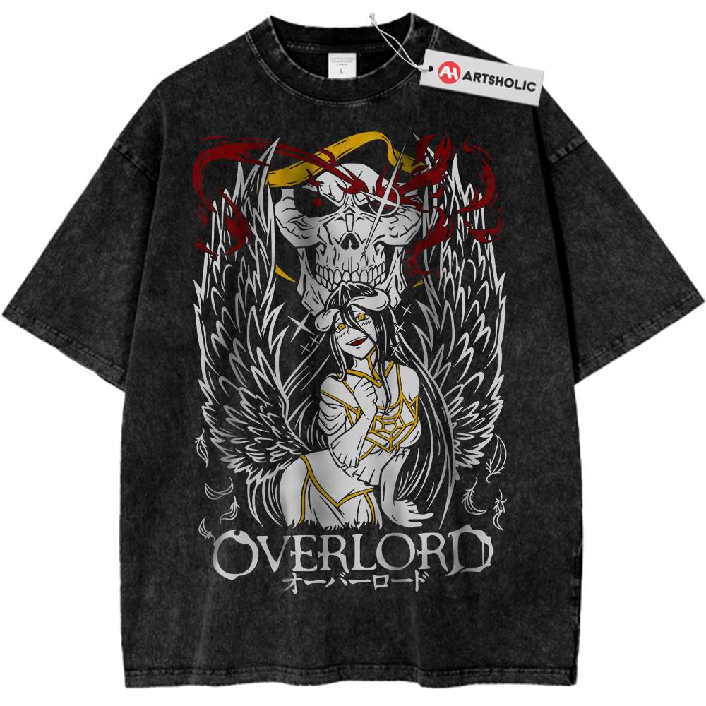 Ainz Ooal Gown vs Albedo Shirt, Overlord Shirt, Anime Shirt, Vintage T-Shirt
