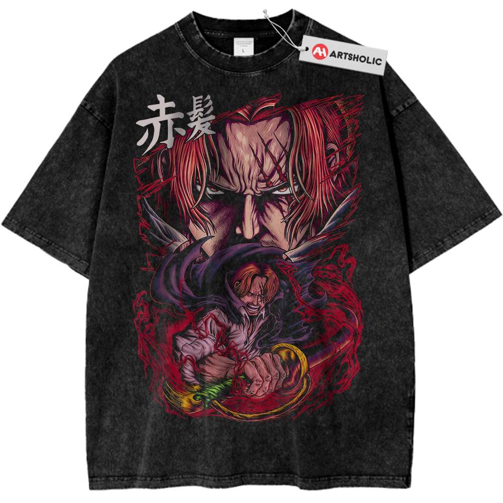 Shanks Shirt, One Piece Shirt, Anime Shirt, Vintage Tee