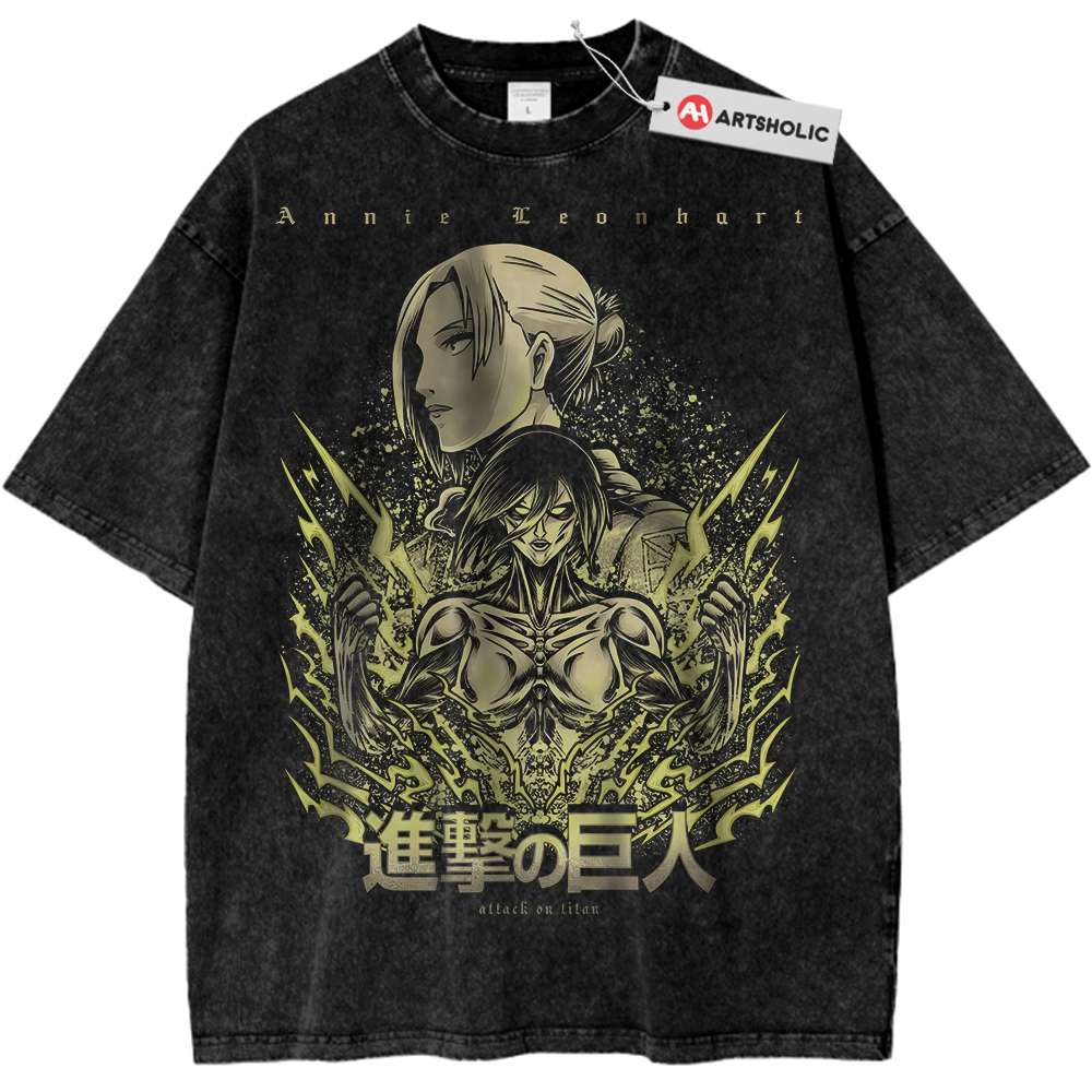Annie Leonhart Shirt, Attack on Titan Shirt, Vintage Tee