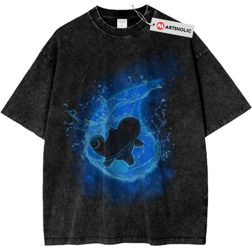 Squirtle Shirt, Pokemon Shirt, PKM Shirt, Anime Shirt, Vintage T-Shirt