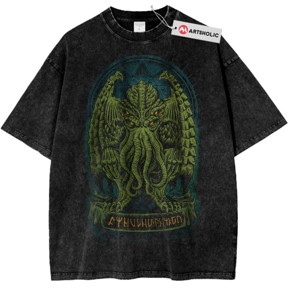 The Call of Cthulhu Shirt, Mythology Shirt, Vintage Tee