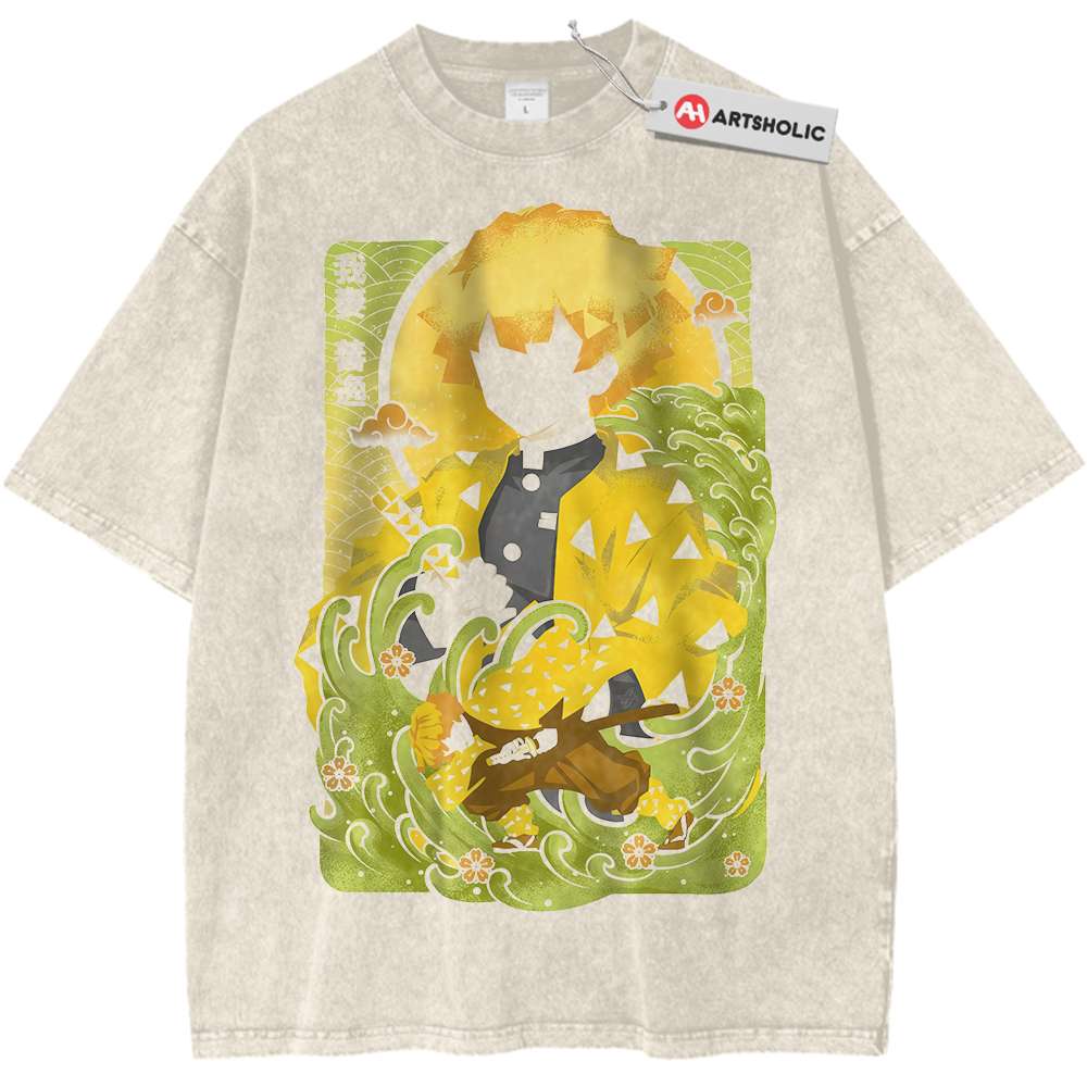Zenitsu Agatsuma Shirt, Demon Slayer Shirt, Anime Shirt, Vintage Tee