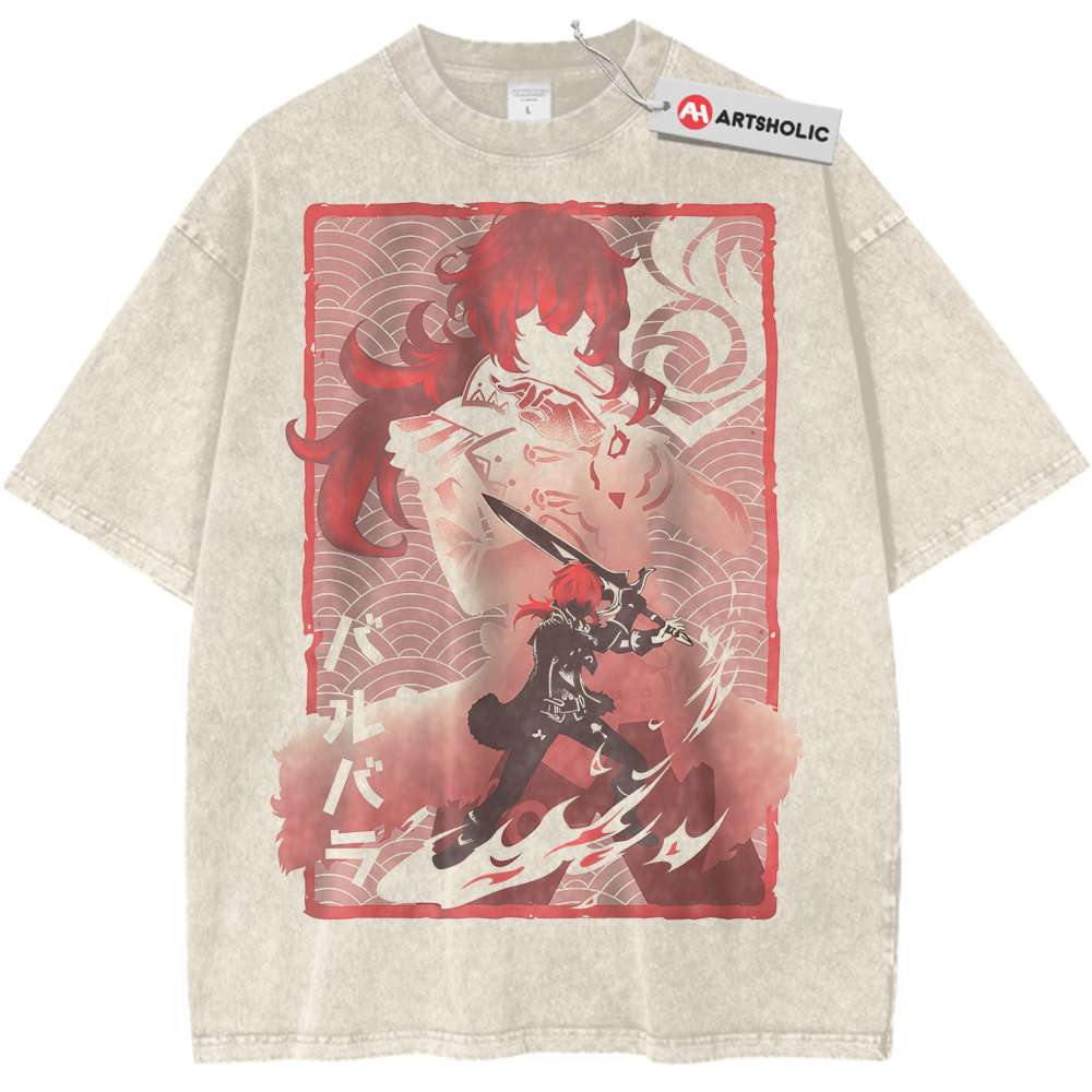 Diluc Shirt, Genshin Impact Shirt, Game Shirt, Vintage T-Shirt