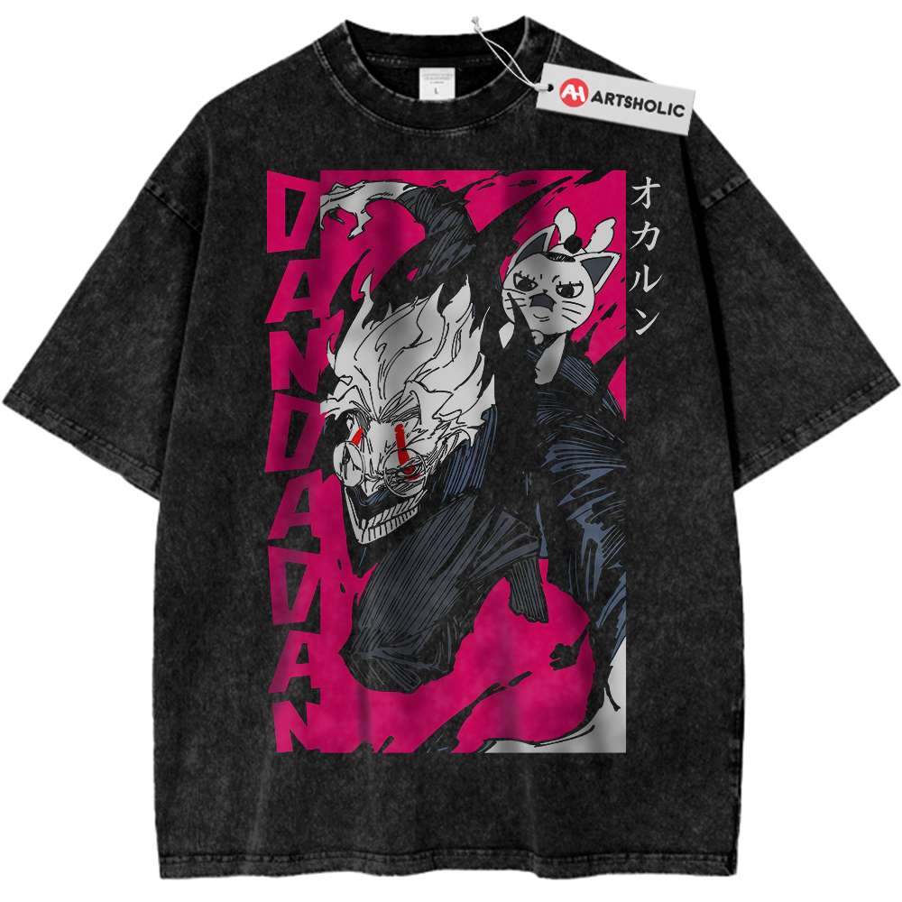 Turbo Granny vs Okarun Shirt, Dandadan Shirt, Anime Shirt, Vintage T-Shirt