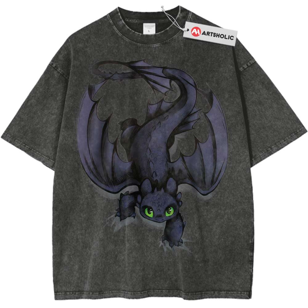 Toothless Shirt, How to Train Your Dragon Shirt, Animated Shirt, Vintage T-Shirt