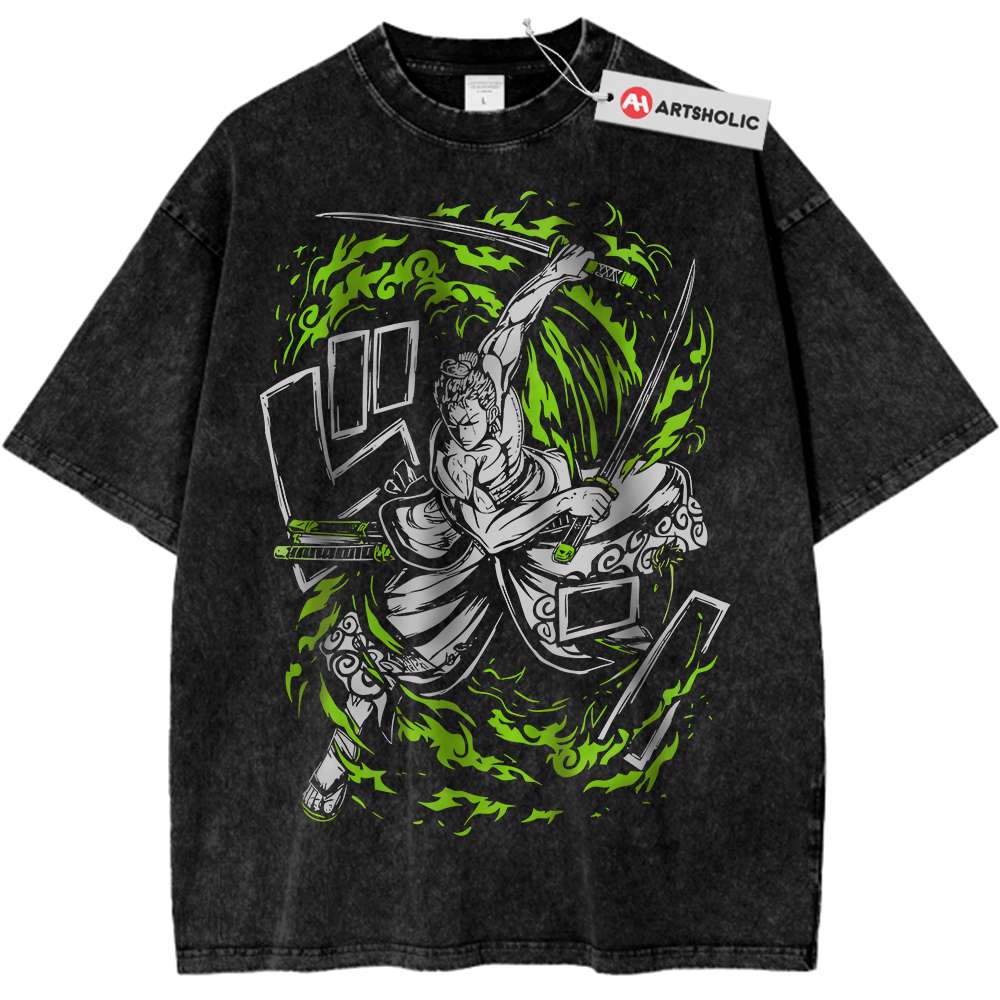 Roronoa Zoro Shirt, One Piece Shirt, Anime Shirt, Vintage Tee