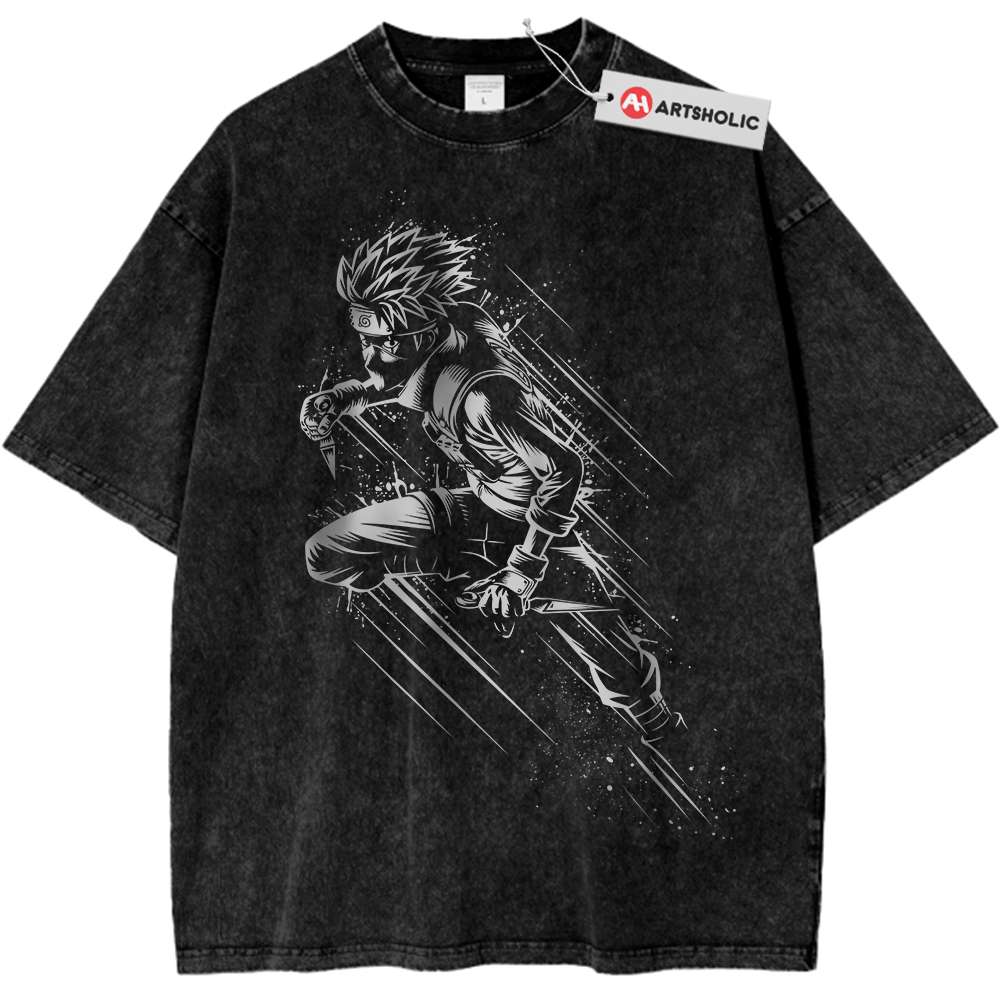 Kakashi Hatake Shirt, Naruto Shirt, Anime Shirt, Vintage T-Shirt