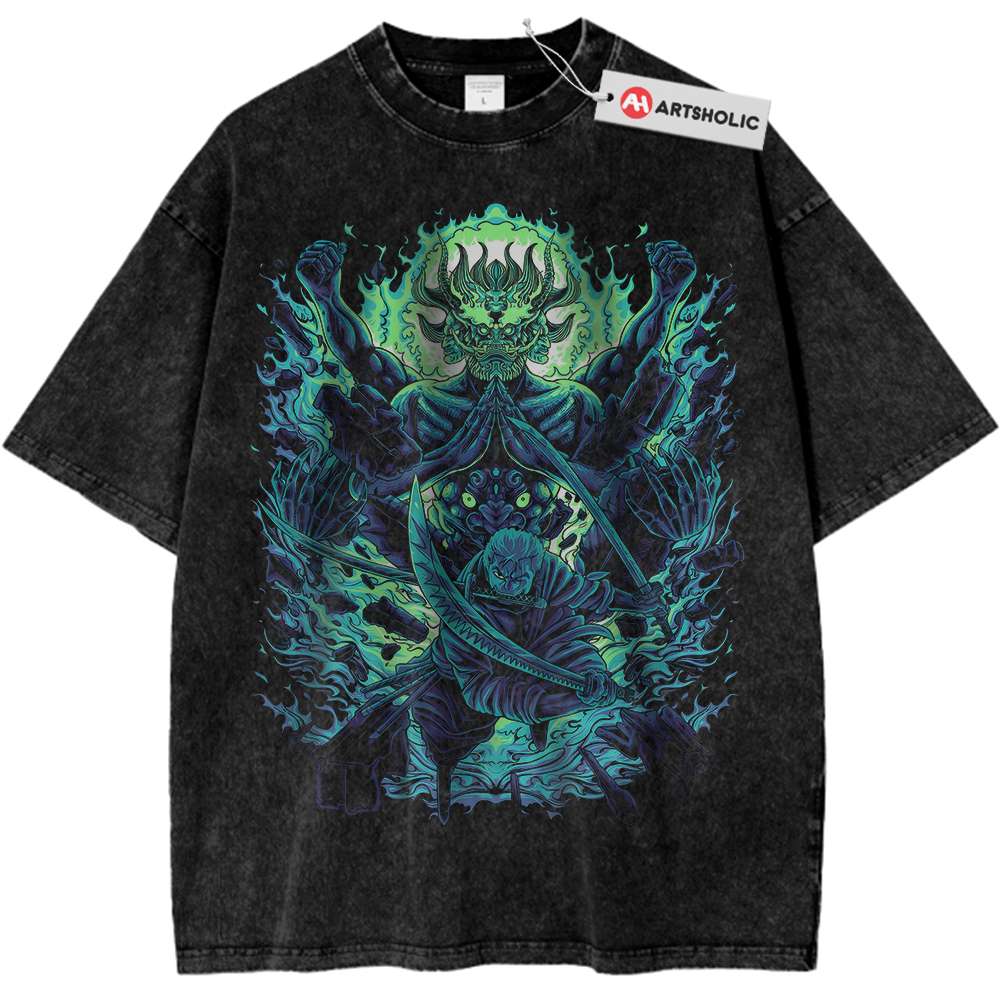 Roronoa Zoro Shirt, One Piece Shirt, Anime Shirt, Vintage T-Shirt