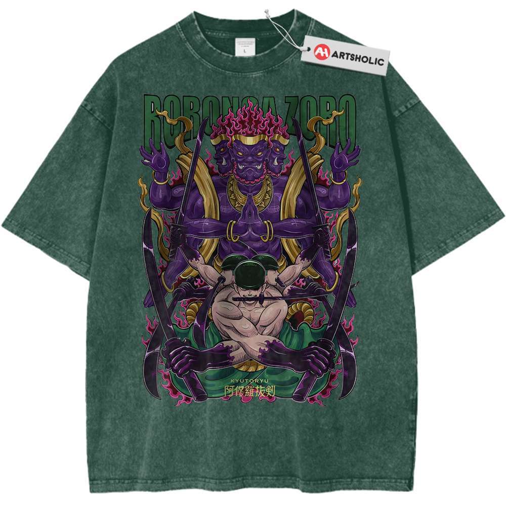 Roronoa Zoro Shirt, One Piece Shirt, Anime Shirt, Vintage Tee
