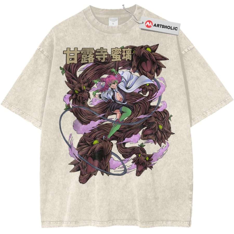 Mitsuri Kanroji Shirt, Demon Slayer Shirt, Anime Shirt, Vintage Tee Mitsuri Kanroji Shirt, Demon Slayer Shirt, Anime Shirt, Vintage Tee