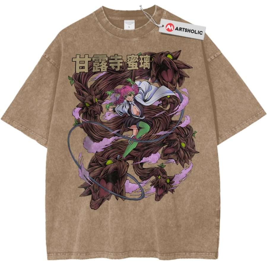 Mitsuri Kanroji Shirt, Demon Slayer Shirt, Anime Shirt, Vintage Tee Mitsuri Kanroji Shirt, Demon Slayer Shirt, Anime Shirt, Vintage Tee