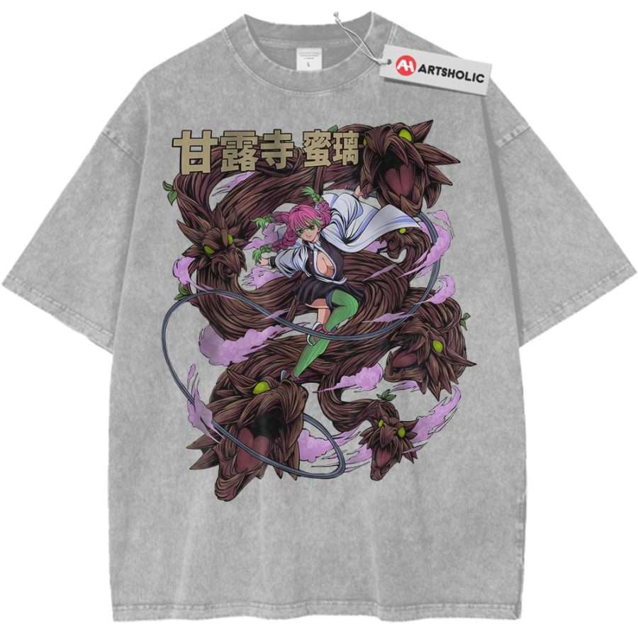 Mitsuri Kanroji Shirt, Demon Slayer Shirt, Anime Shirt, Vintage Tee Mitsuri Kanroji Shirt, Demon Slayer Shirt, Anime Shirt, Vintage Tee