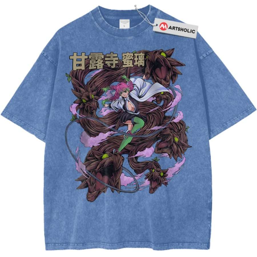 Mitsuri Kanroji Shirt, Demon Slayer Shirt, Anime Shirt, Vintage Tee Mitsuri Kanroji Shirt, Demon Slayer Shirt, Anime Shirt, Vintage Tee