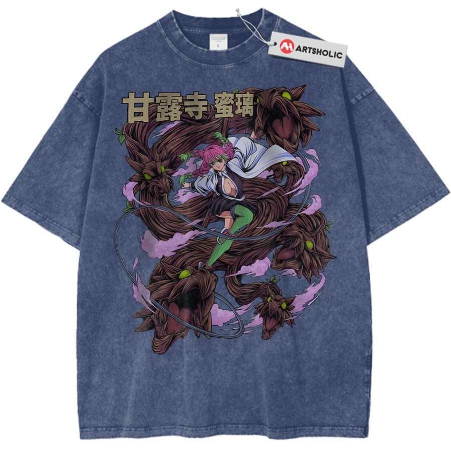 Mitsuri Kanroji Shirt, Demon Slayer Shirt, Anime Shirt, Vintage Tee Mitsuri Kanroji Shirt, Demon Slayer Shirt, Anime Shirt, Vintage Tee