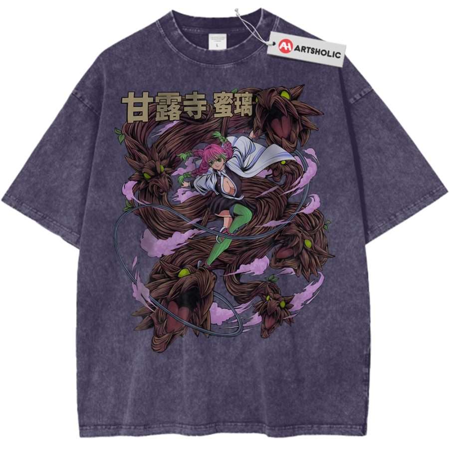 Mitsuri Kanroji Shirt, Demon Slayer Shirt, Anime Shirt, Vintage Tee Mitsuri Kanroji Shirt, Demon Slayer Shirt, Anime Shirt, Vintage Tee