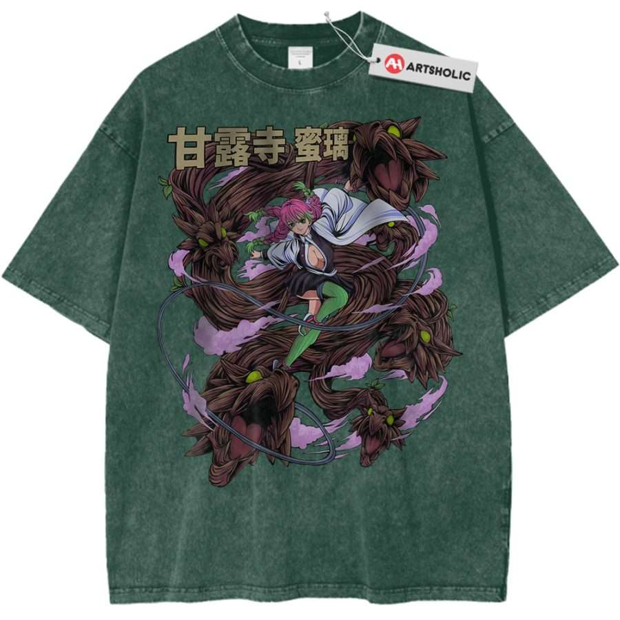 Mitsuri Kanroji Shirt, Demon Slayer Shirt, Anime Shirt, Vintage Tee Mitsuri Kanroji Shirt, Demon Slayer Shirt, Anime Shirt, Vintage Tee