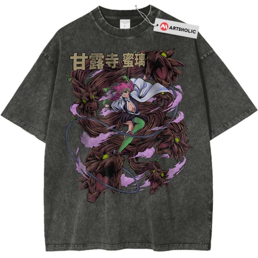 Mitsuri Kanroji Shirt, Demon Slayer Shirt, Anime Shirt, Vintage Tee Mitsuri Kanroji Shirt, Demon Slayer Shirt, Anime Shirt, Vintage Tee