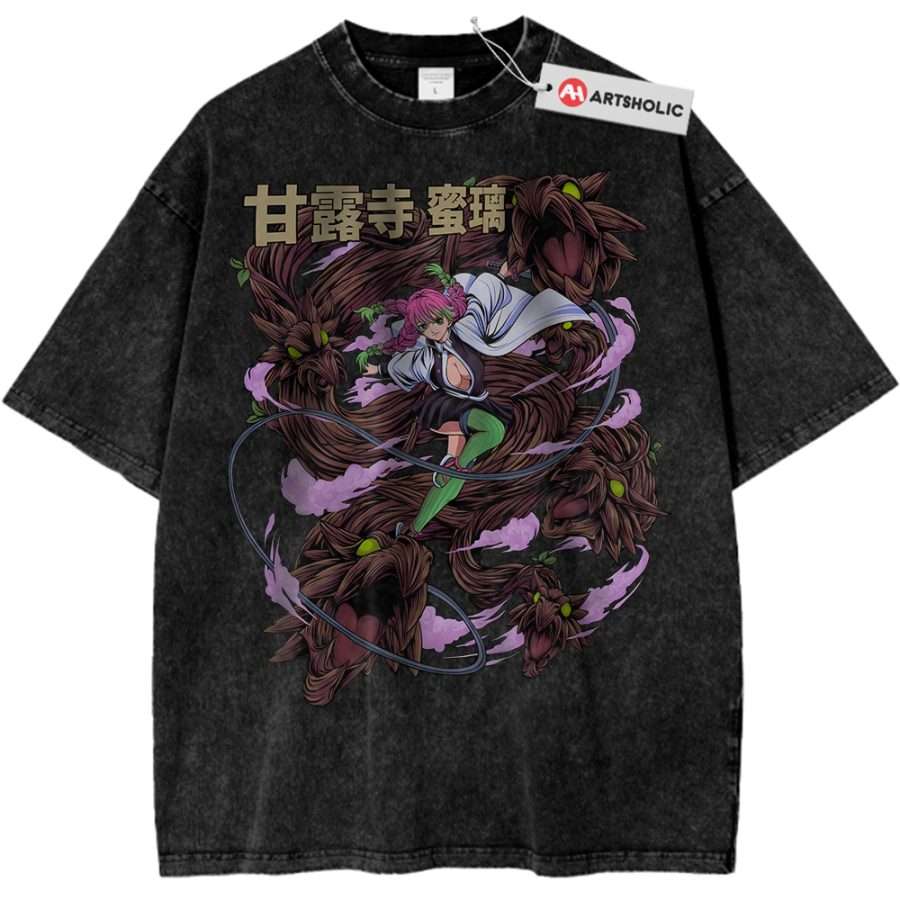 Mitsuri Kanroji Shirt, Demon Slayer Shirt, Anime Shirt, Vintage Tee Mitsuri Kanroji Shirt, Demon Slayer Shirt, Anime Shirt, Vintage Tee