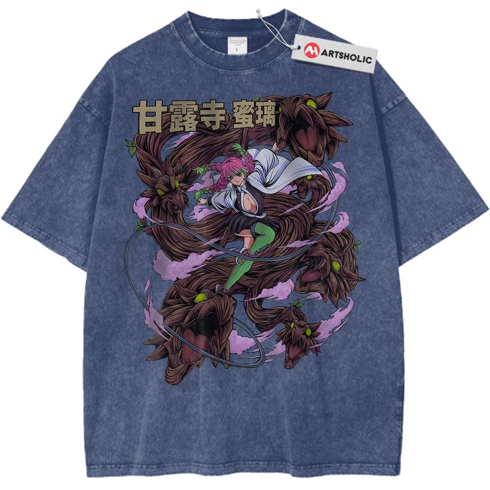 Mitsuri Kanroji Shirt, Demon Slayer Shirt, Anime Shirt, Vintage Tee Mitsuri Kanroji Shirt, Demon Slayer Shirt, Anime Shirt, Vintage Tee