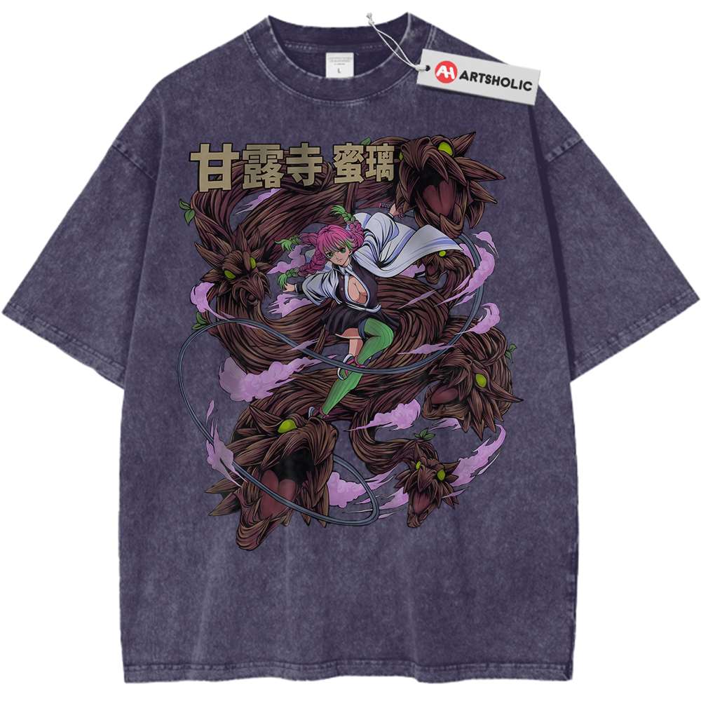 Mitsuri Kanroji Shirt, Demon Slayer Shirt, Anime Shirt, Vintage Tee Mitsuri Kanroji Shirt, Demon Slayer Shirt, Anime Shirt, Vintage Tee