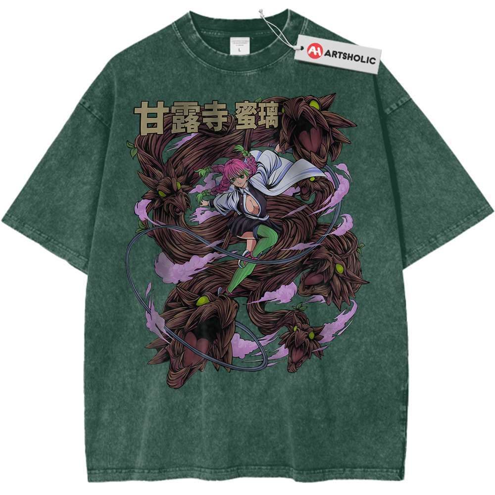 Mitsuri Kanroji Shirt, Demon Slayer Shirt, Anime Shirt, Vintage Tee Mitsuri Kanroji Shirt, Demon Slayer Shirt, Anime Shirt, Vintage Tee