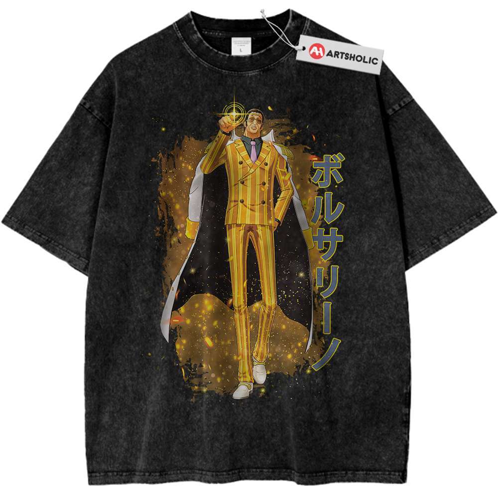 Kizaru Shirt, One Piece Shirt, Anime Shirt, Vintage T-Shirt