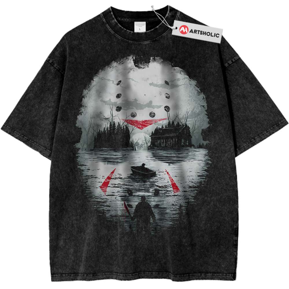 Jason Voorhees Shirt, Friday the 13th Shirt, Halloween Shirt, Horror Shirt, Vintage T-Shirt