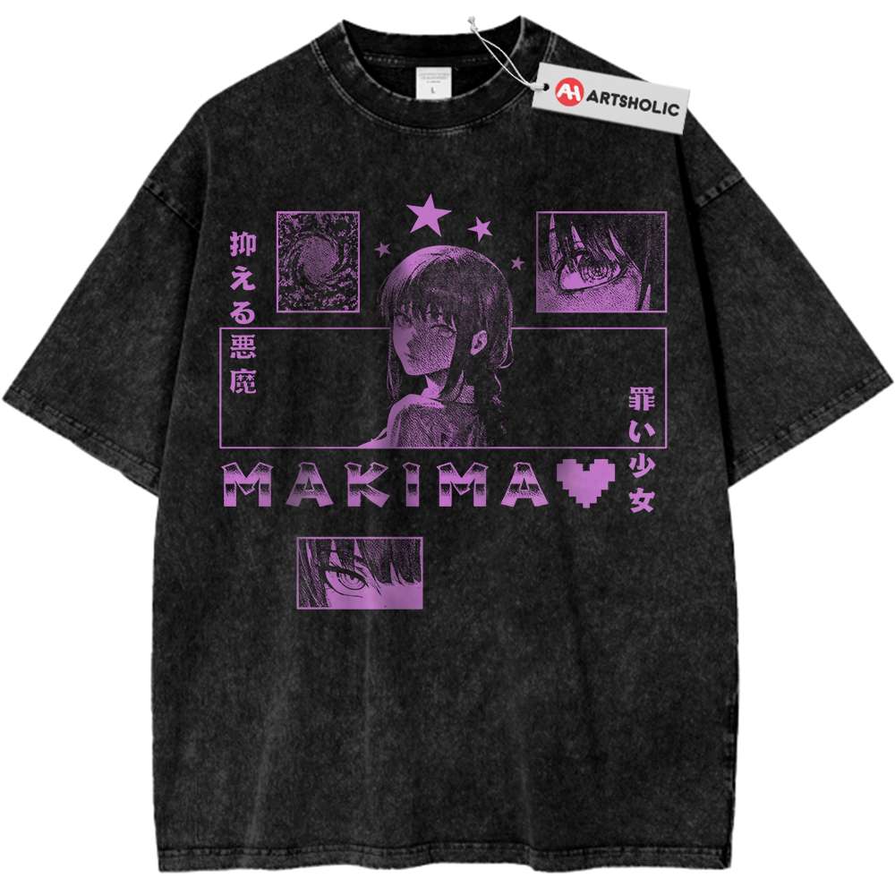 Makima Shirt, Chainsaw Man Shirt, Anime Shirt, Vintage Tee