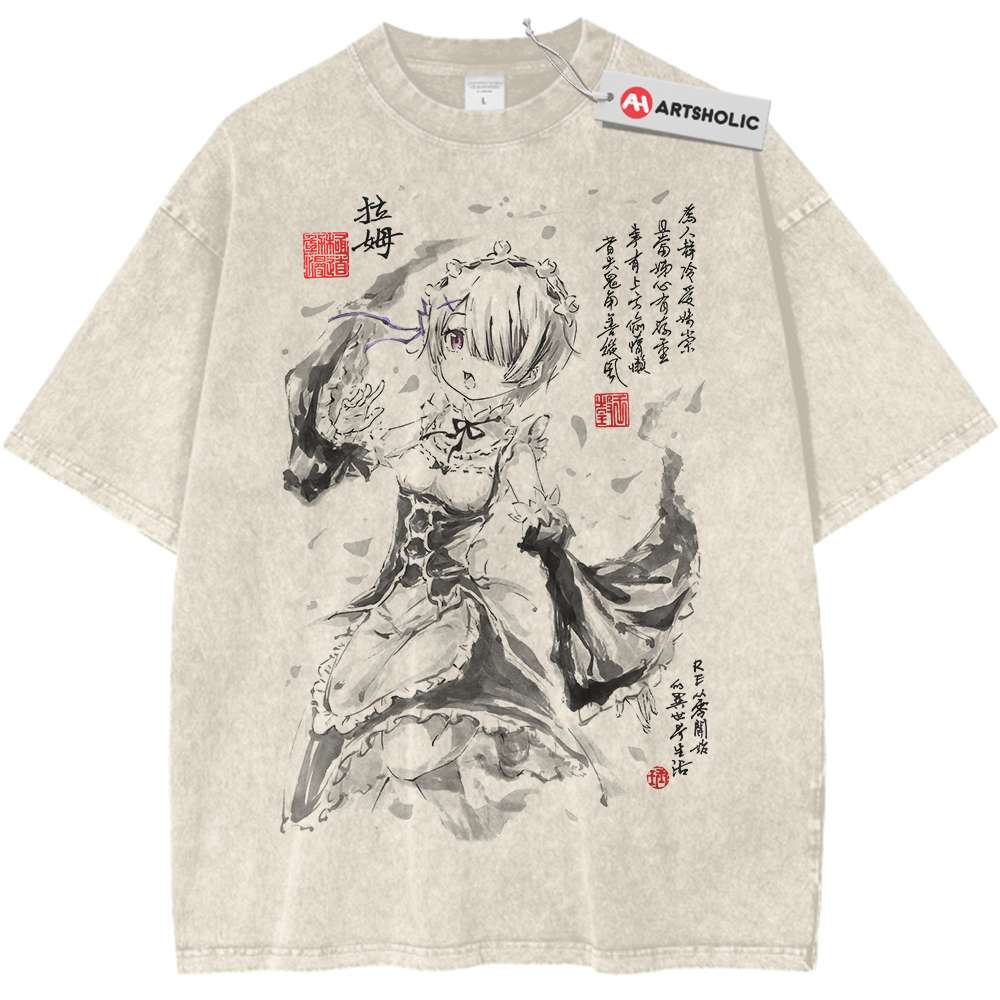 Ram Shirt, Re:Zero Shirt, Anime Shirt, Vintage T-Shirt