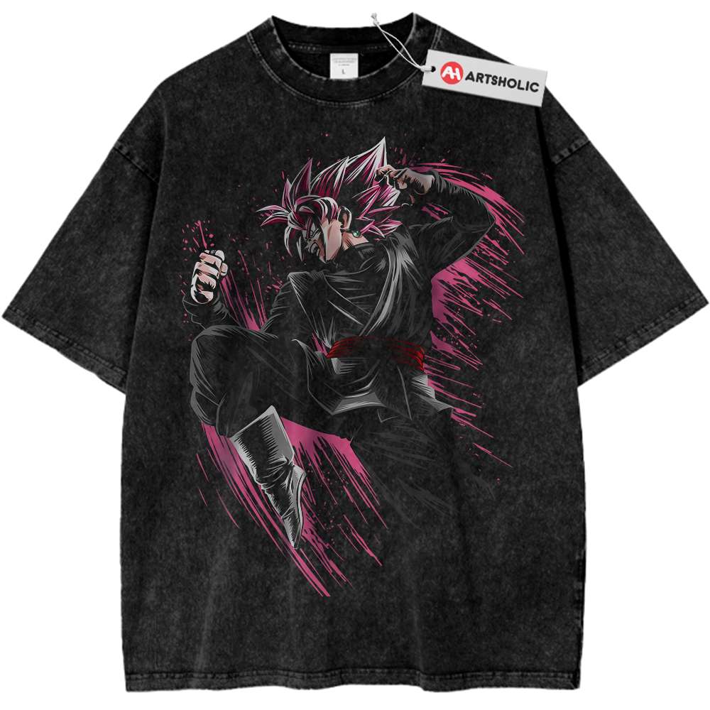 Goku Black Shirt, Dragon Ball Shirt, Anime Shirt, Vintage Tee