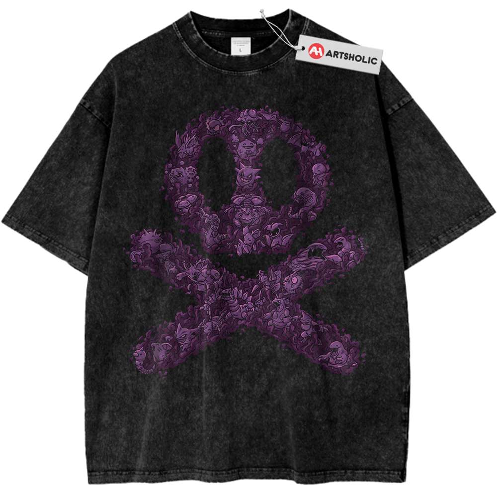 Poison-Type Pokemon Shirt, PKM Shirt, Anime Shirt, Vintage T-Shirt