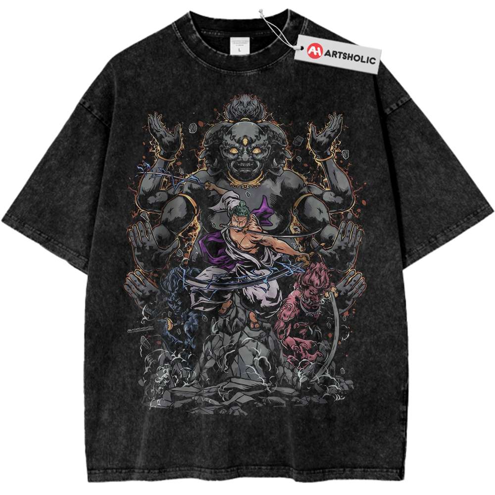 Roronoa Zoro Shirt, One Piece Shirt, Anime Shirt, Vintage T-Shirt