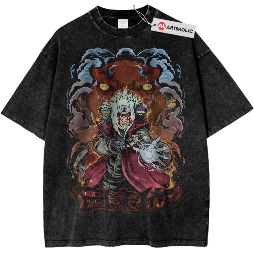 Jiraiya Shirt, Naruto Shirt, Anime Shirt, Vintage T-Shirt