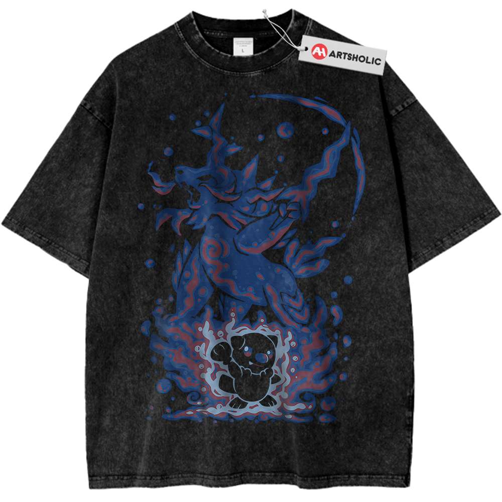 Oshawott vs Samurott Shirt, Pokemon Shirt, PKM Shirt, Anime Shirt, Vintage T-Shirt