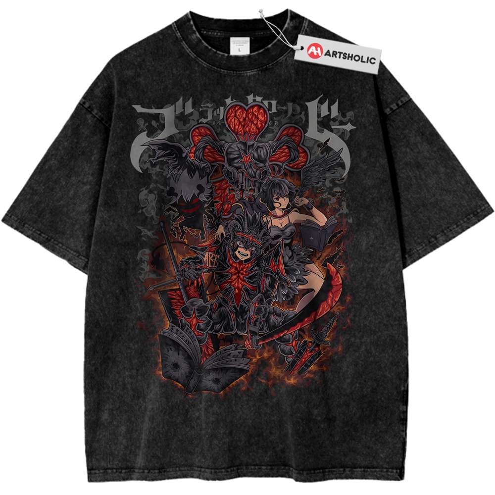 Asta Shirt, Black Clover Shirt, Anime Shirt, Vintage Tee