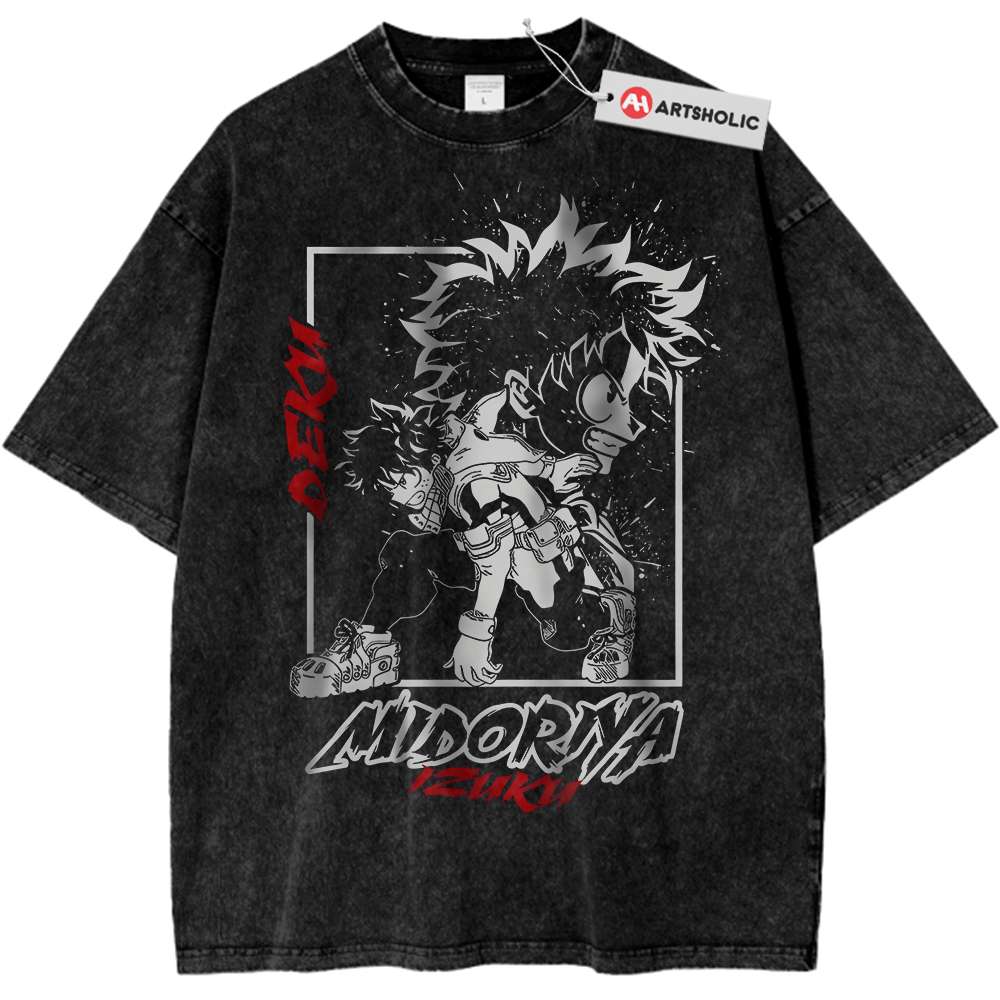 Deku – Izuki Midoriya Shirt, MHA Shirt, Anime Shirt, Vintage Tee