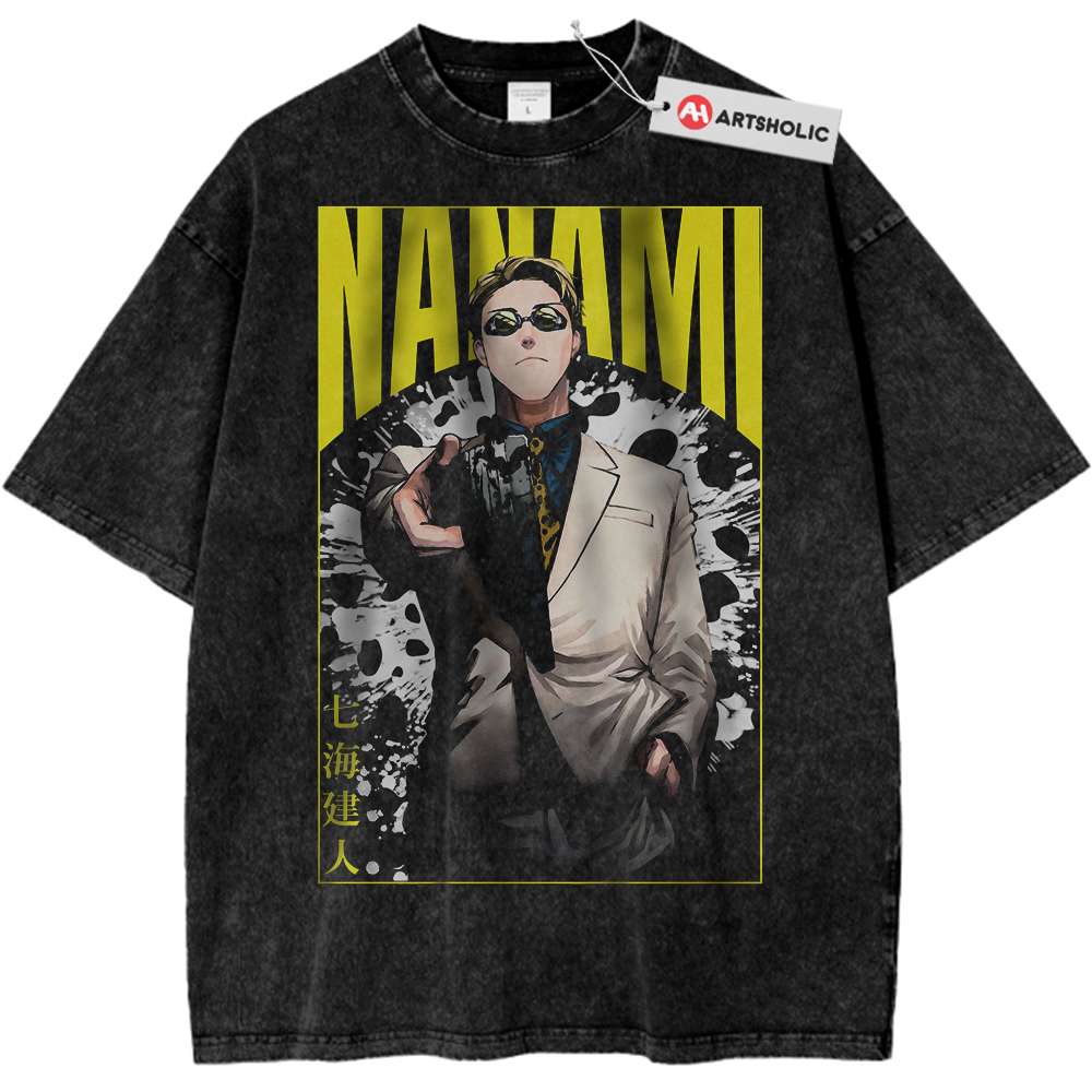Kento Nanami Shirt, Jujutsu Kaisen Shirt, Anime Shirt, Vintage Tee