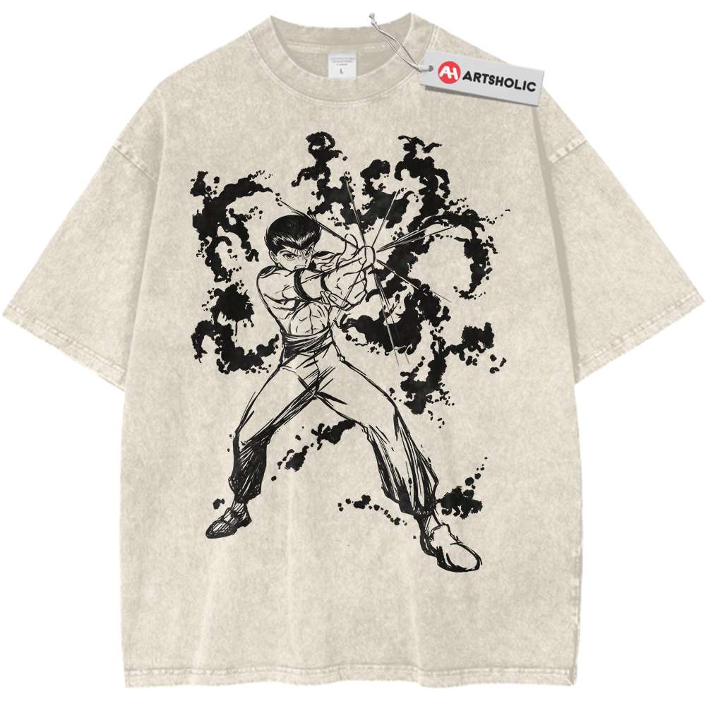 Yusuke Urameshi Shirt, YuYu Hakusho Shirt, Anime Shirt, Vintage Tee