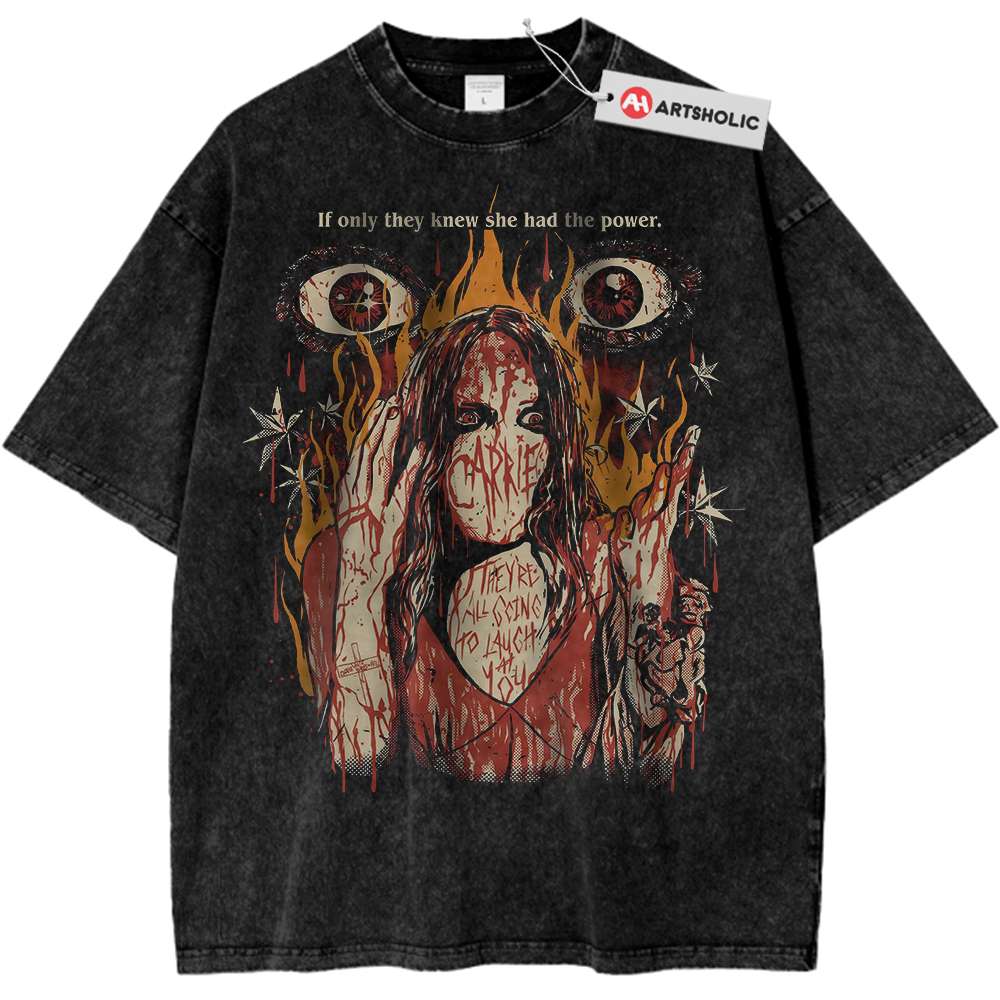 Carrie Shirt, Halloween Shirt, Horror Movie Shirt, Vintage T-Shirt